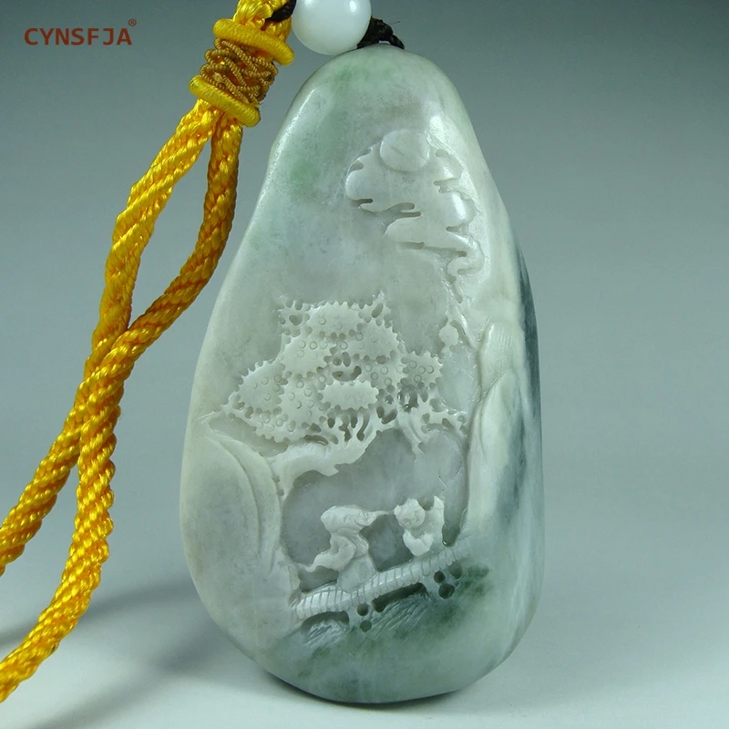 

Dushan Jade Hand Pieces Hand Carved Works Certified Chinese Jade mountains and rives Landscape High Quality Birthday Gifts