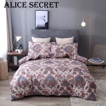 

Eurpe Floral Printed Duvet Cover set 2pcs/3pcs Decor Twin Full King Queen Bed Cover Soft Bedclothes bedding set without Sheet