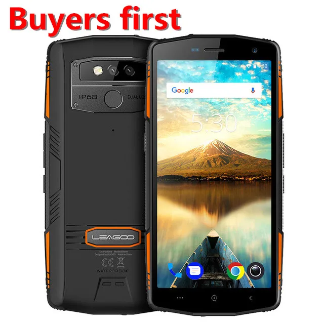 

Global Version LEAGOO XRover Smartphone IP68 Waterproof NFC Android 8.1 5.72" MTK6763 Octa Core 6GB+128GB 13MP 4G Mobile Phone