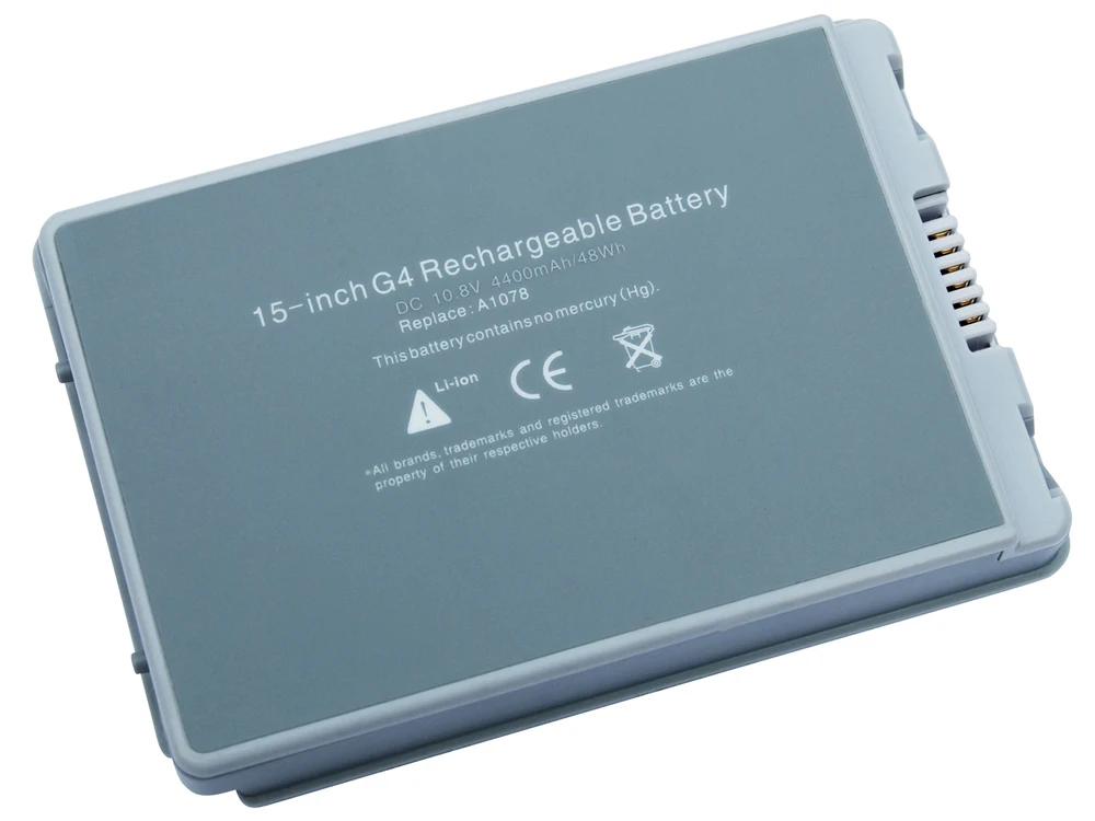 LMDTK Новый аккумулятор для ноутбука Apple PowerBook G4 15 "A1106 15" алюминиевая серия A1078