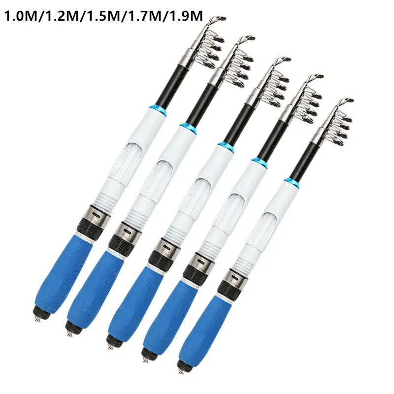 

Portable Mini Pen Shaped Retractable Fishing Rod Pole Sea River Outdoor Equipment Practical Tool