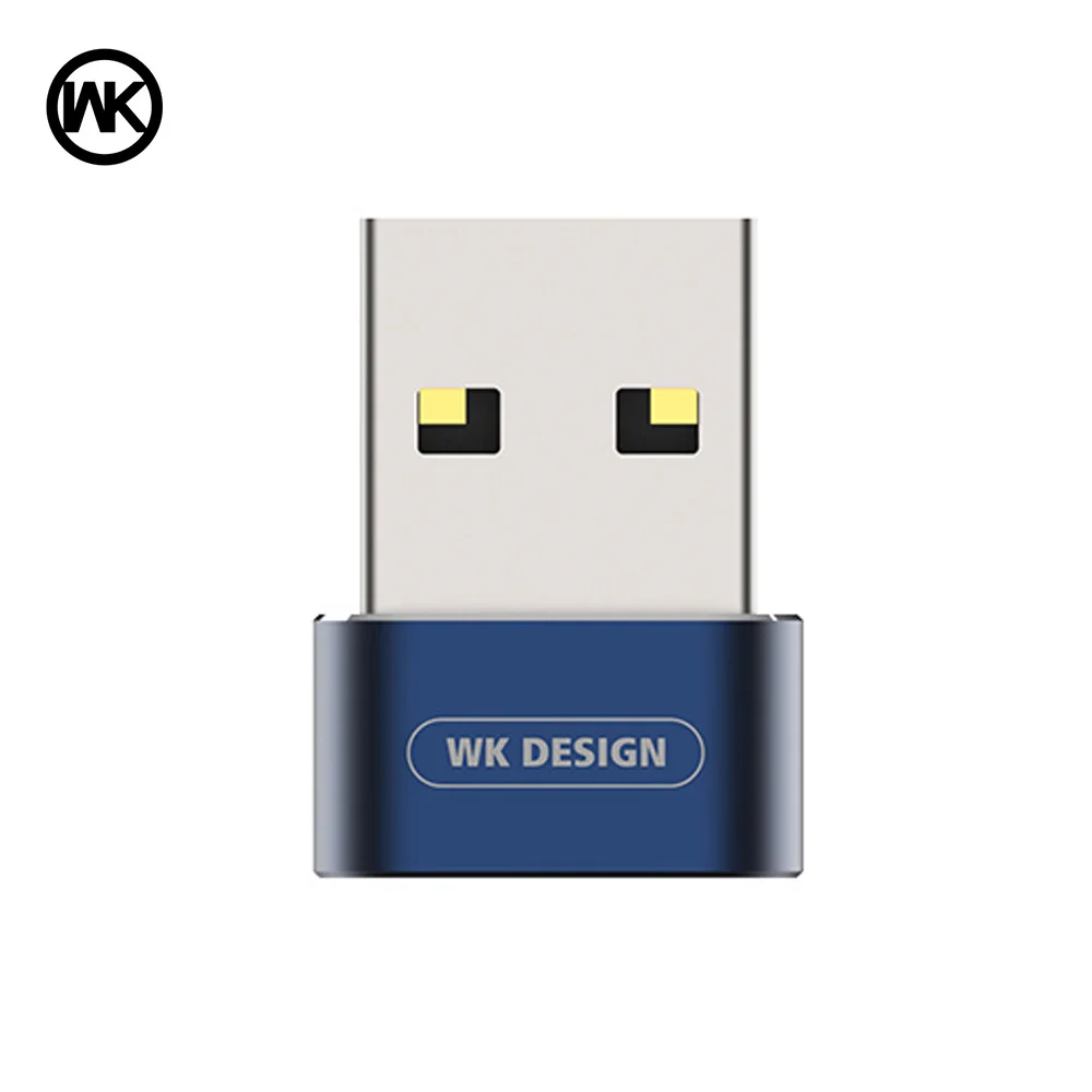 WK USB C адаптер USB 3,0 мужчина к USB 3,1 Тип C женский Тип разъёма-c адаптер для samsung s9 S8 huawei P10 P20 USB C концентратора