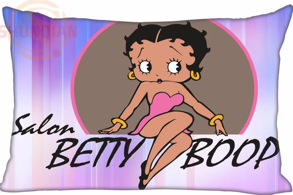 F83 Custom Betty Boop #21 Pillowcase Rectangle Pillow Cover best gift Case Y-1107#eo83 | Дом и сад