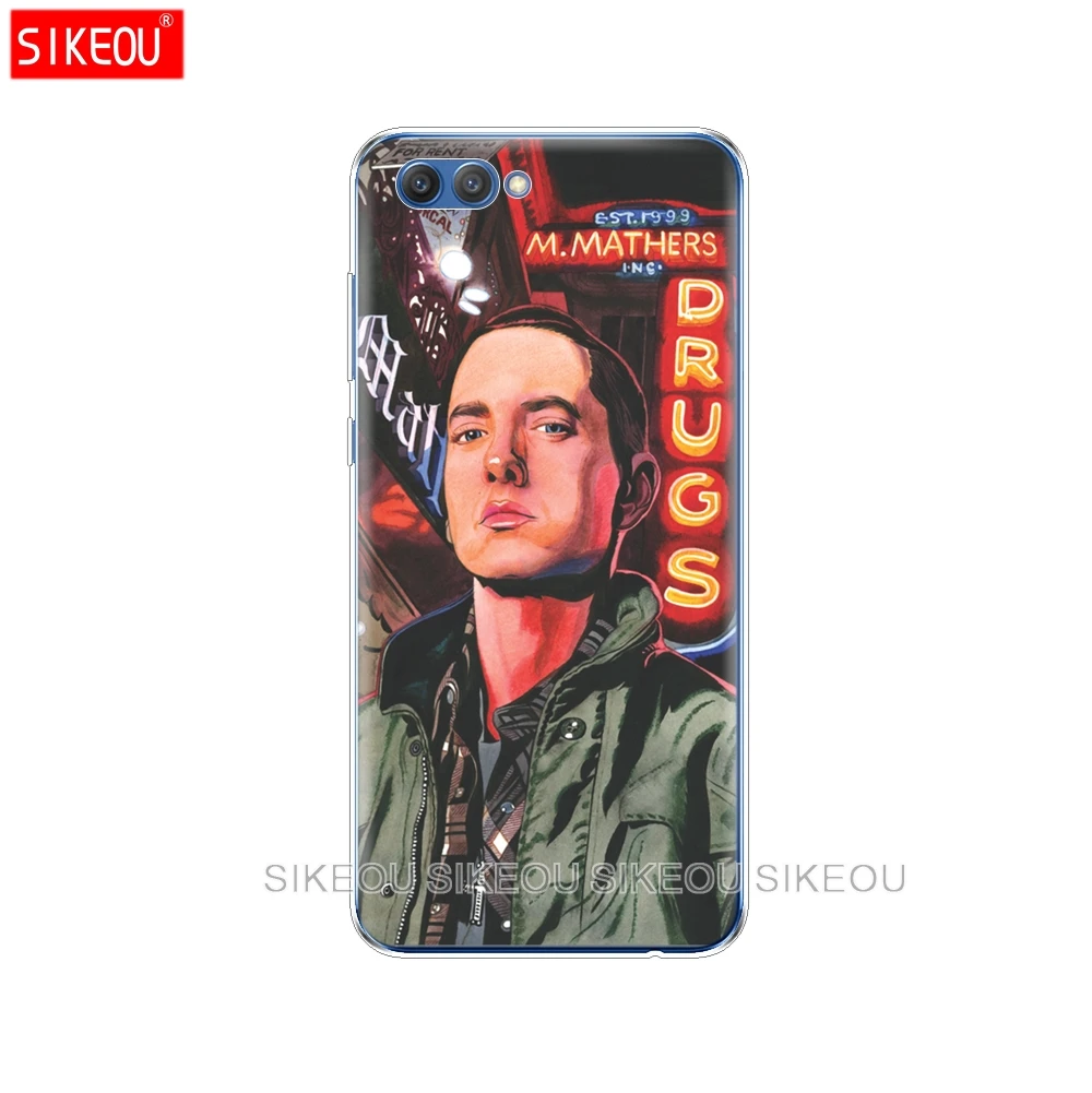 Силиконовый чехол для телефона Huawei Honor 10 V10 3c 4C 5c 5x 4A 6A 6C pro 6X 7X 6 7 8 9 LITE Hip Hop Rapper Eminem
