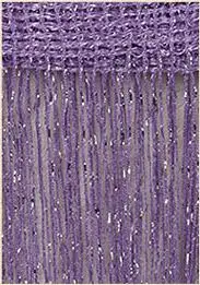 3x2,6 м занавески с блестящими кисточками, занавески для окон, дверей, драпировка, декор для гостиной, балдахин - Цвет: Фиолетовый