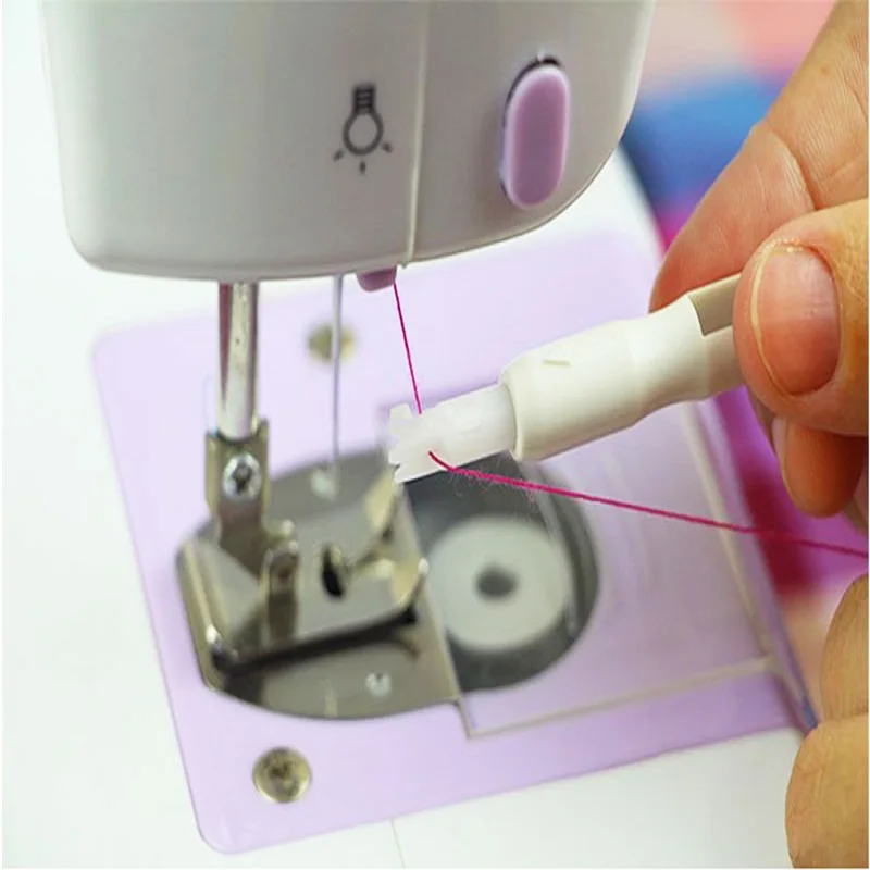 New 1Pcs Needle Threader Insertion Tool Applicator For Sewing Machine