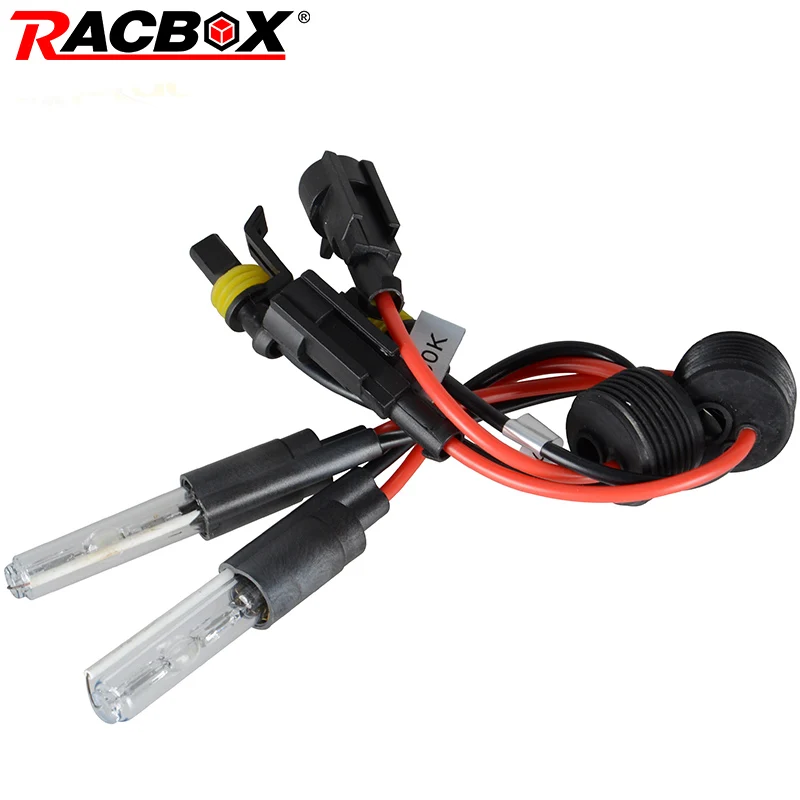 

RACBOX Pair Special Replacement 3.0 Inch 35W Xenon For HID projector lens xenon bulb 4300k 6000k 8000k For HID Projector Lens