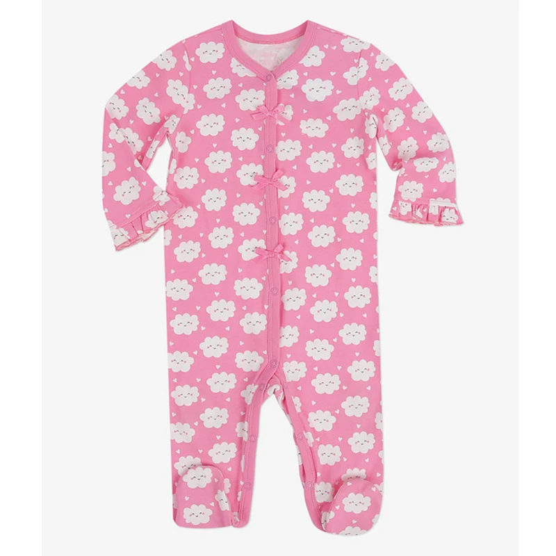 حللا الرضع حديثي الولادة طفل الفتيات الفتيان رومبير 3 6 9 12 18 24 أشهر النائمون بيجامة الرضع الاطفال الملابس