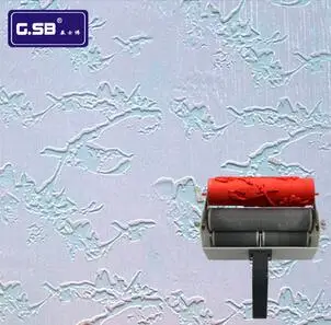 

7'' two color wall decoration machines with 1 pcs of red hard rubber decorative roller GSB tool NO.139