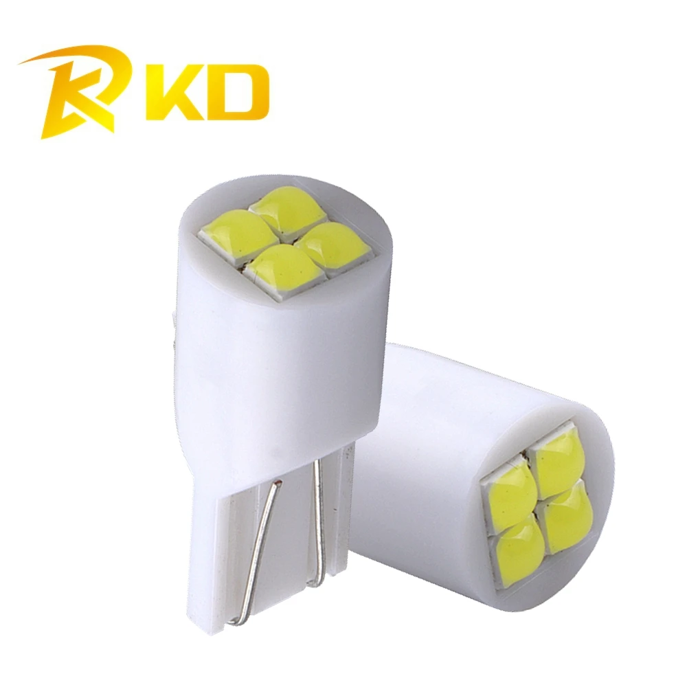 KD 10 шт./лот t10 led 194 168 w5w Автомобильные аксессуары лампы 3030 4smd автомобильные белые