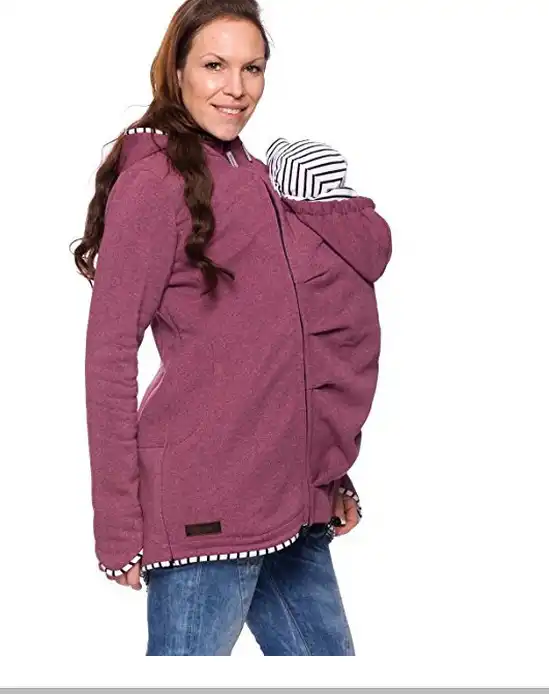 baby holder hoodie