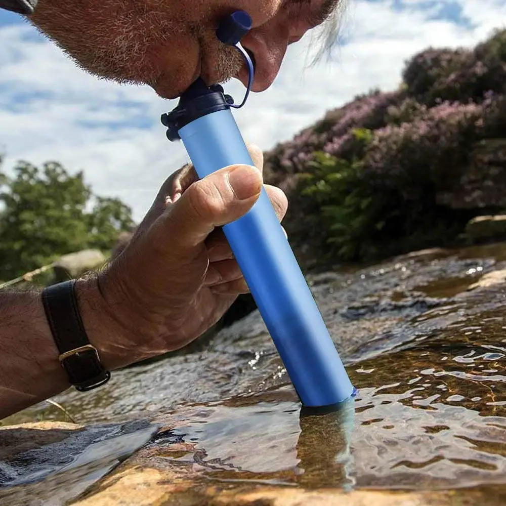 New Portable ABS Plastic Water Filter Camping Hiking Pressure Purifier ... - New Portable ABS Plastic Water Filter Camping Hiking Pressure Purifier Cleaner OutDoor WilD Drinking Safety Survival