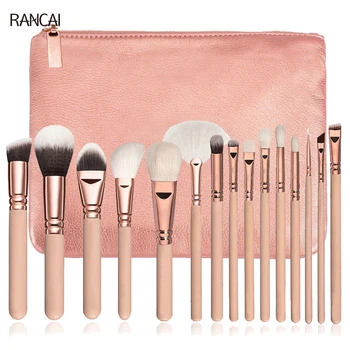 

Professional Pink 15pcs Makeup Brushes Set Powder Foundation Eyeshadow Eyebrow Brush Cosmetic Make Up Tools Kit 20 Sets/Lot