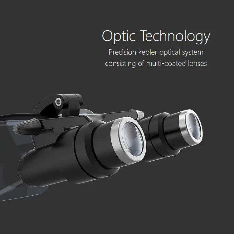 FD-501K 4X 5X Стоматологическая ENT хирургическая медицинская рамка Кеплер бинокулярная Лупа