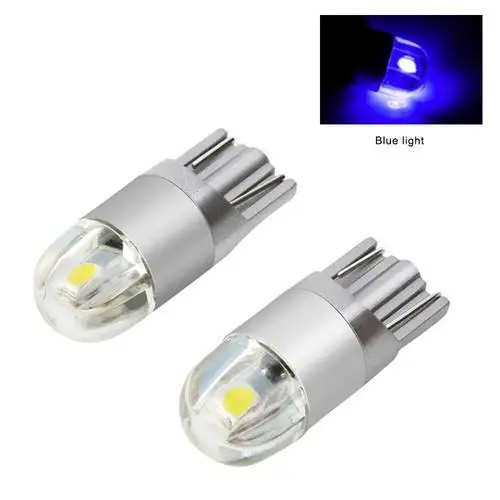 1 шт. T10 3030 2SMD Автомобильный светодиодный декоративный светильник, ширина лампы 12В, декодирование, зазор, ширина, светильник, дневной ходовой светильник, парковочная лампа - Испускаемый цвет: B