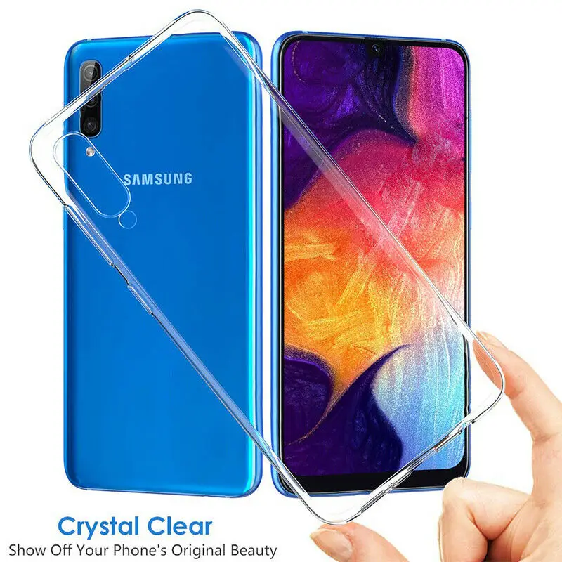 

For Samsung Galaxy A30 Case Samung A10 Case Silicone Transparent TPU Phone Case For Samsung A50 A305F A505F AA105F A 30 50 10