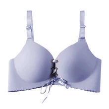 Sexy Push Up Front Lace Up Bralette 3/4 Cup Wire Free Girl Women Solid Bra Thin Underwear Sexy Lingerie Soft Bras For Women Sexy Push Up Front Lace Up Bralette 3/4 Cup Wire Free Girl Women Solid Bra Thin Underwear Sexy Lingerie Soft Bras For Women