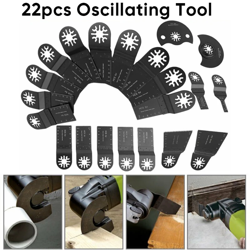 

Woodworking Quick Release Replacement Spare Oscillating Tools Parts Attachment DIY craft 22 pcs/set Accessories