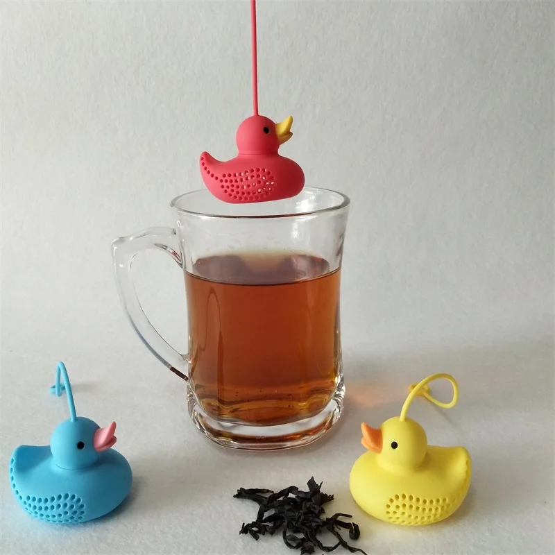 Little Yellow Duck Silicone Tea Infuser Strainers Filter