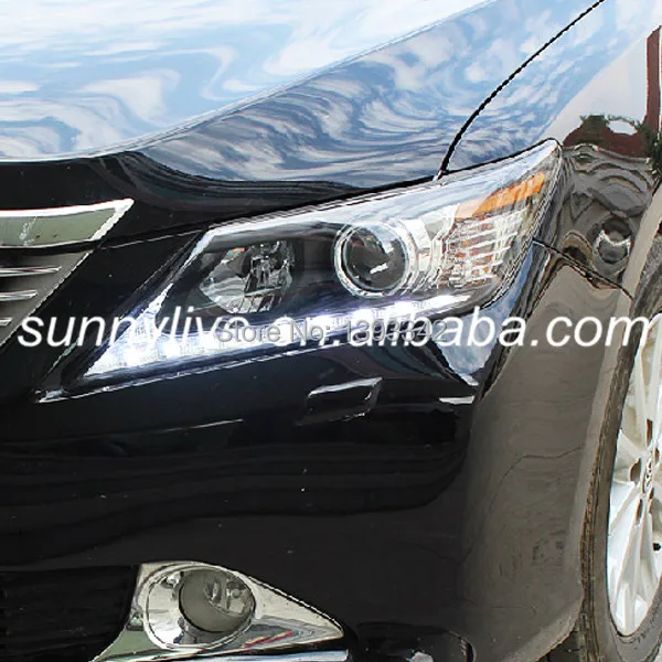 Для TOYOTA 2012 2013 год Camry Aurion Светодиодные ленты головной светильник LEXUS стиль DRL ZJ|lexus