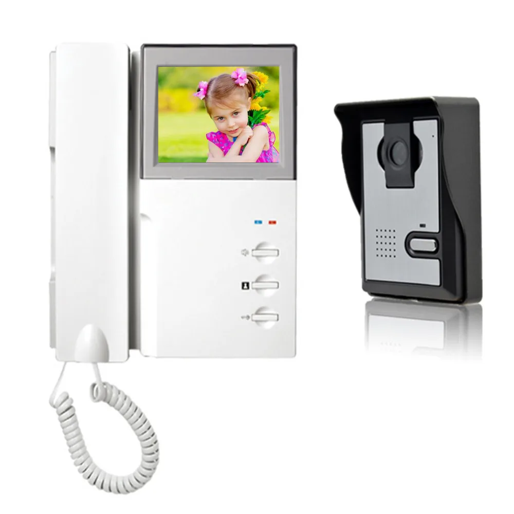 

4.3 '' Digital Video Door Phone High Resolution LCD Screen Video Intercom 420 Line for Home Villa Security F1633B