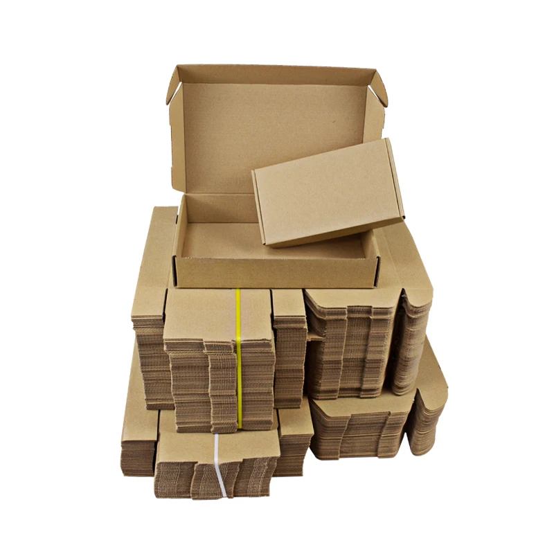 100 шт бумажные подарочные пакеты сумка коричневая крафт-бумага сумка подарок упаковка коробки авиационные подарочные коробки для конфет коробка пищевая Свадебная вечеринка упаковка