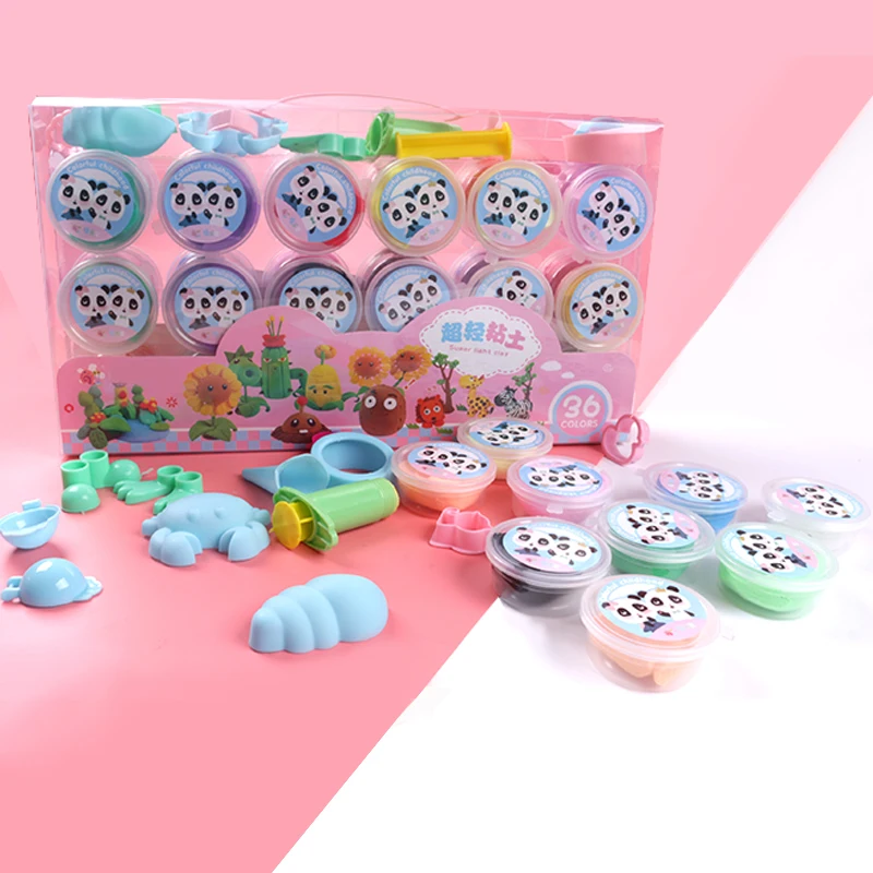 Slime Toys слизи сухой воздух Playdough светильник мягкое моделирование Fimo Полимерная глина прыгающий Пластилин «сделай сам» Обучающие игрушки для игр подарки