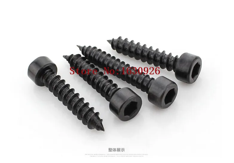 50pcs/Lot Metric Thread carbon steel Hex Socket Head Cap self tapping