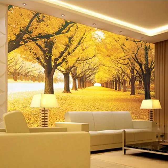 mznmcustom Foto 3D Wand Tuch Chinesische Seide Wandbild Schöne ...