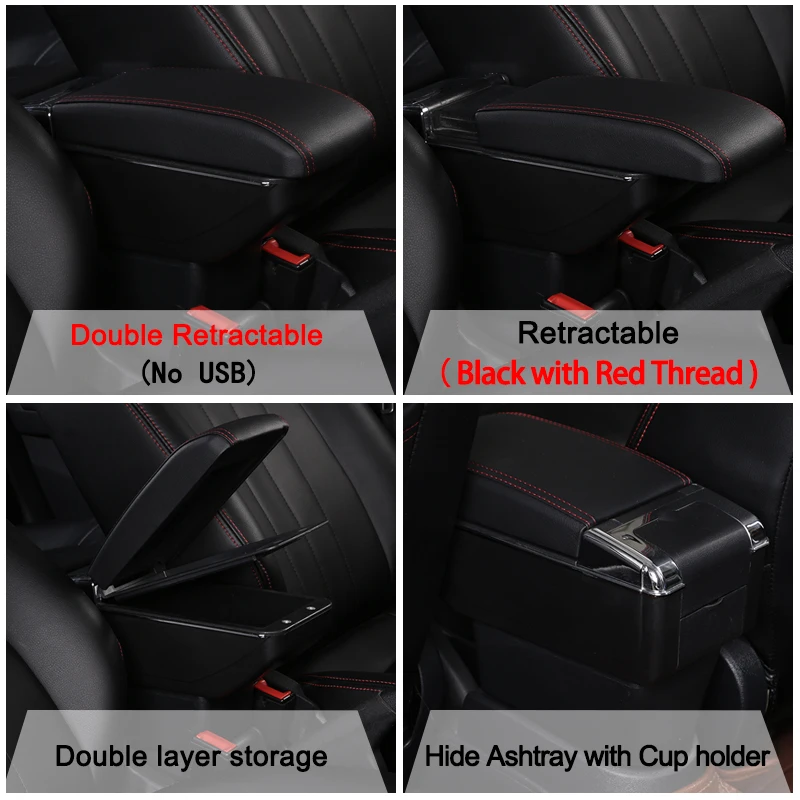 Подлокотник для Ford Fiesta MK6 7 универсальный подлокотник чашки пепельница