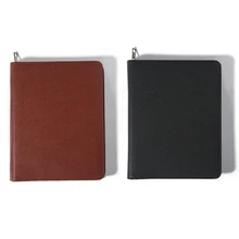 Кожаный чехол для бизнес-офиса, папка для менеджера на молнии/Многофункциональный Персональный планировщик, органайзер, спиральные блокноты A5