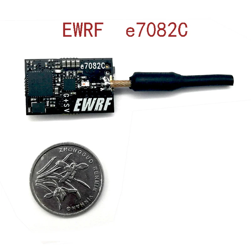 

Newst Arrival EWRF e7082C 25mW/100mW/200mW/OFF Power Adjustable 5.8G 48CH AIO VTX FPV Transmitter For RC Quadcopter Racing Drone
