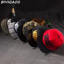 Новые модные мужские и женские повседневные кепки Snapback Swag MONEY Letters 3D Вышивка Хип-Хоп Кепка бейсбольная кепка s Bone Gorras для мужчин и женщин