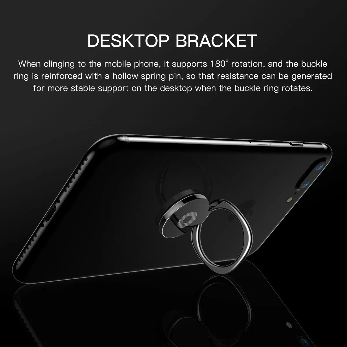 3D Finger Ring Stand 360 Rotation Alloy Metal Stand Holder Mount Phone Grip for Smartphones Tablet Ipad Samsung Iphone Brand New