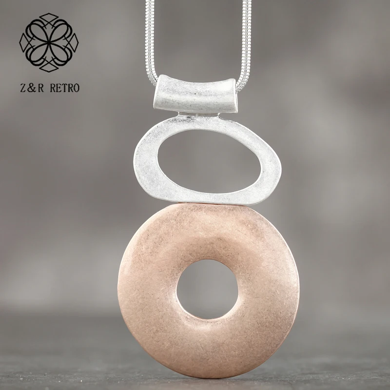 

Link Chain Zinc Alloy Pendant&Necklaces Trendy Jewelry Metal Long Necklace For Women Accessories Popular Gifts For Friends
