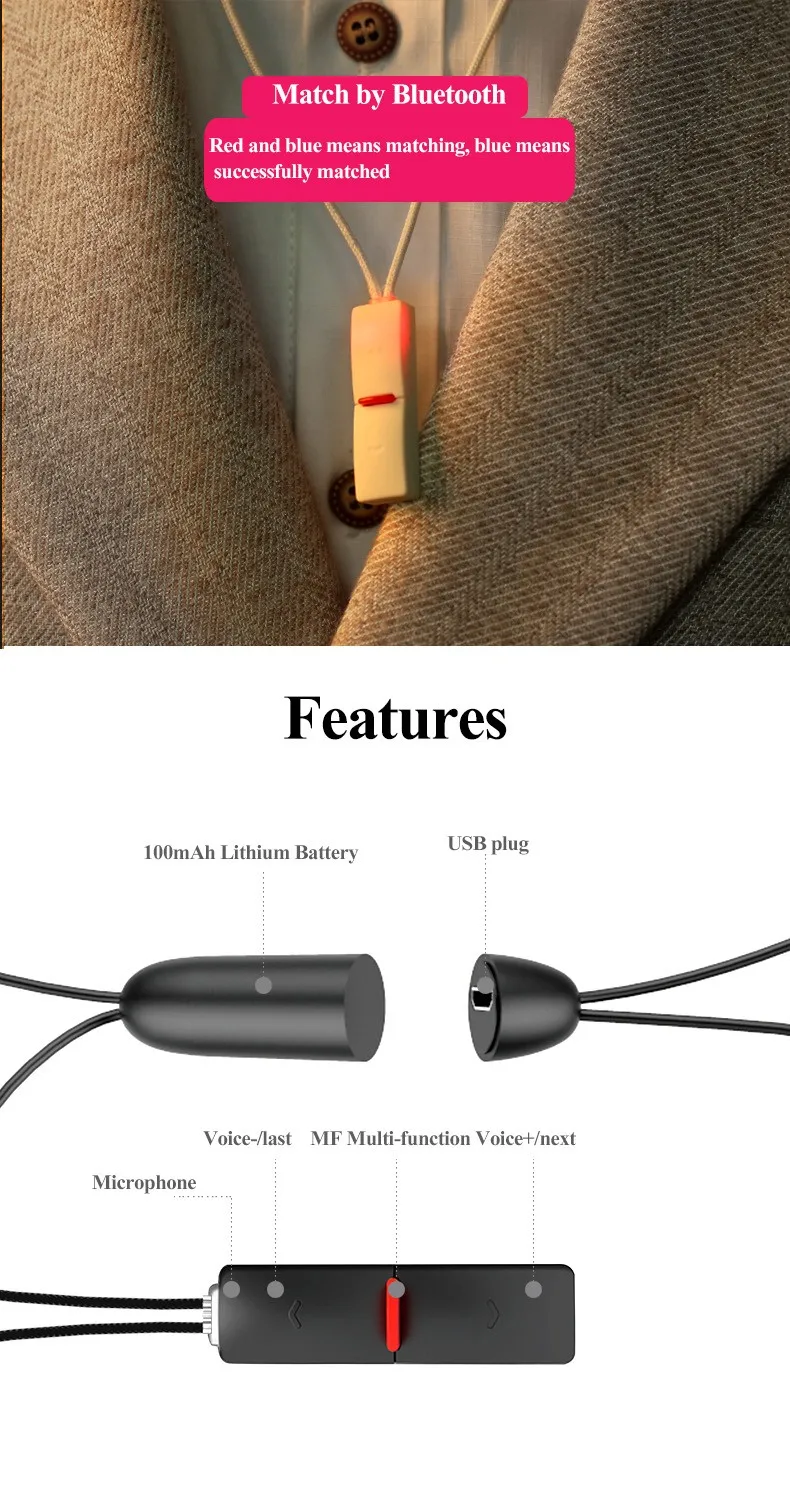 Remax Rb S8 Neckband Bluetooth 5 (9)