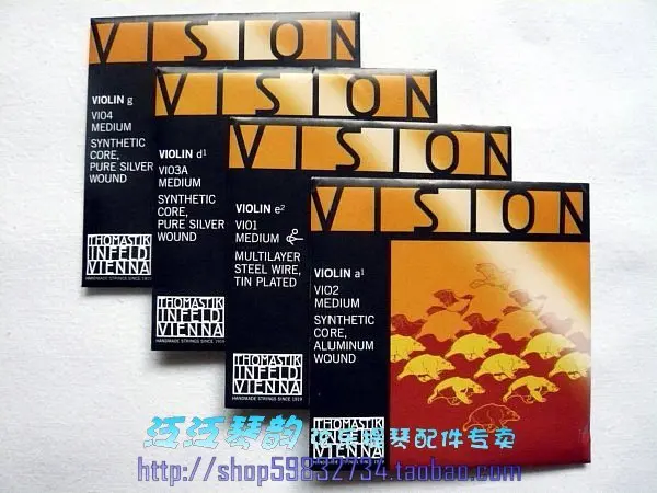 

Thomastik vision violin set string vi100 for 4/4 size violin