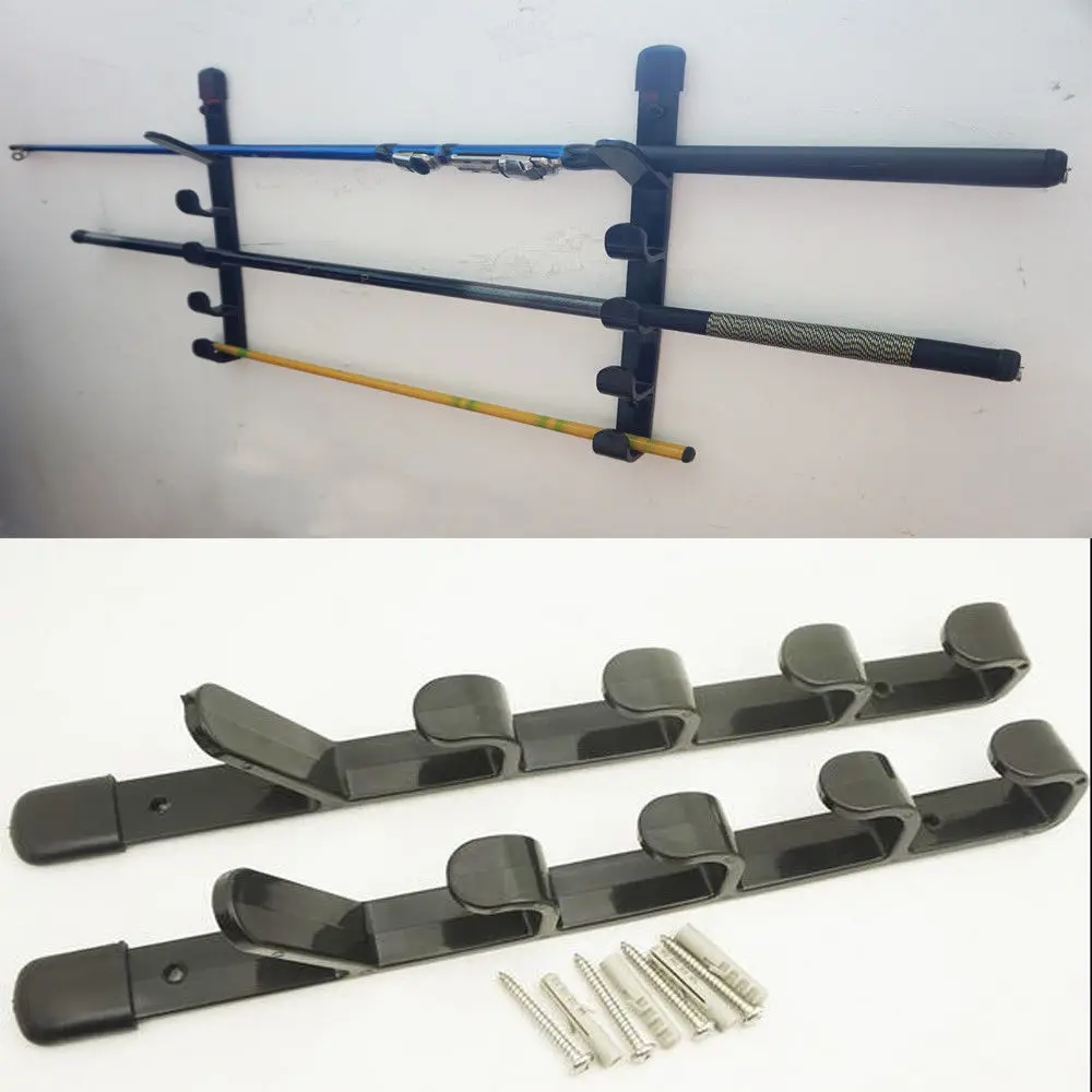 horizontal fishing rod holder