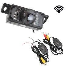 Wireless Macchina Fotografica di Retrovisione Che Inverte Video Camera 170 gradi Angolo di Visione Notturna di IR Sensore di Parcheggio per L’automobile DVD, spedizione Gratuita