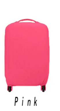 Чемодан для путешествий, чемодан, защитный чехол на колесиках, чемодан для путешествий, пылезащитный чехол, аксессуары для путешествий(только чехол - Цвет: pink