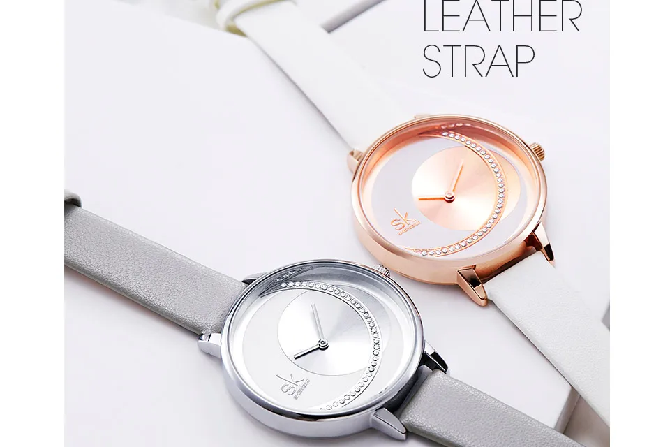 SK Shengke Rhinestone Watches For Women Brand Ladies Quartz Wrist Watch Reloj Mujer 2019 Luxury Stainless Steel Women Watch xfcs (4)