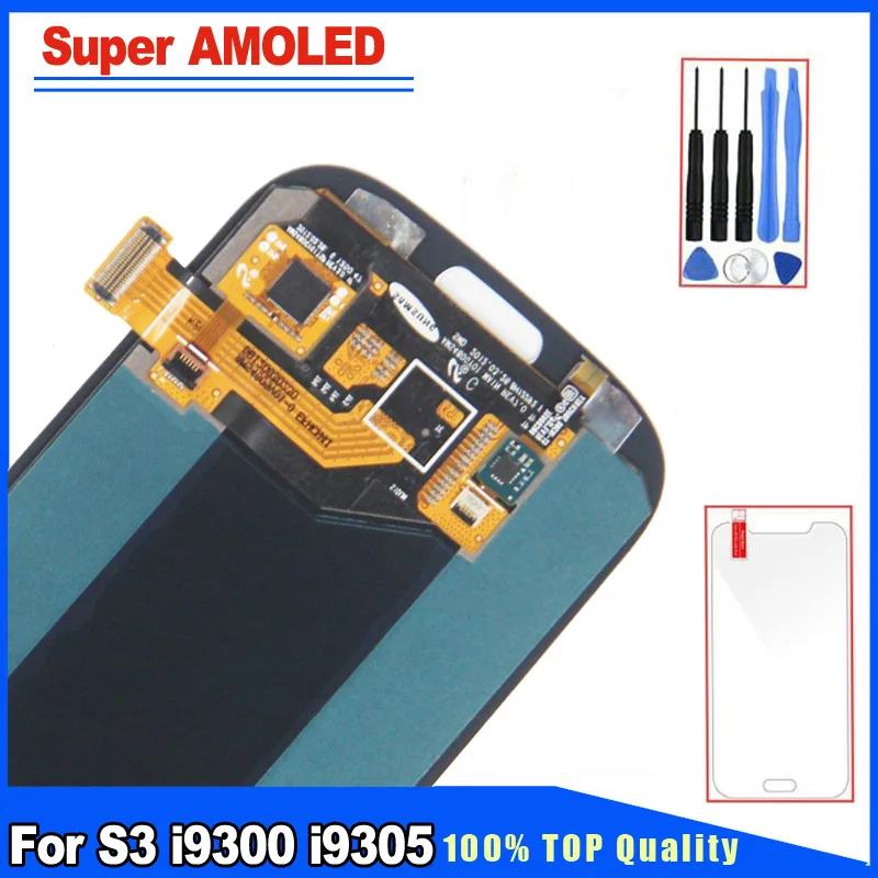

4.0" For Samsung Galaxy S3 i9300 i9305 i9301 LCD Touch Screen Digitizer Super AMOLED Display Replacement