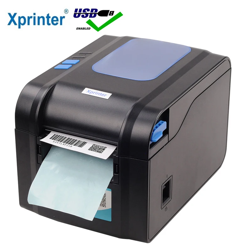 Принтер штрих кода Xprinter термопринтер для чеков принтер 20 80 мм наклеек Bluetooth Wi Fi