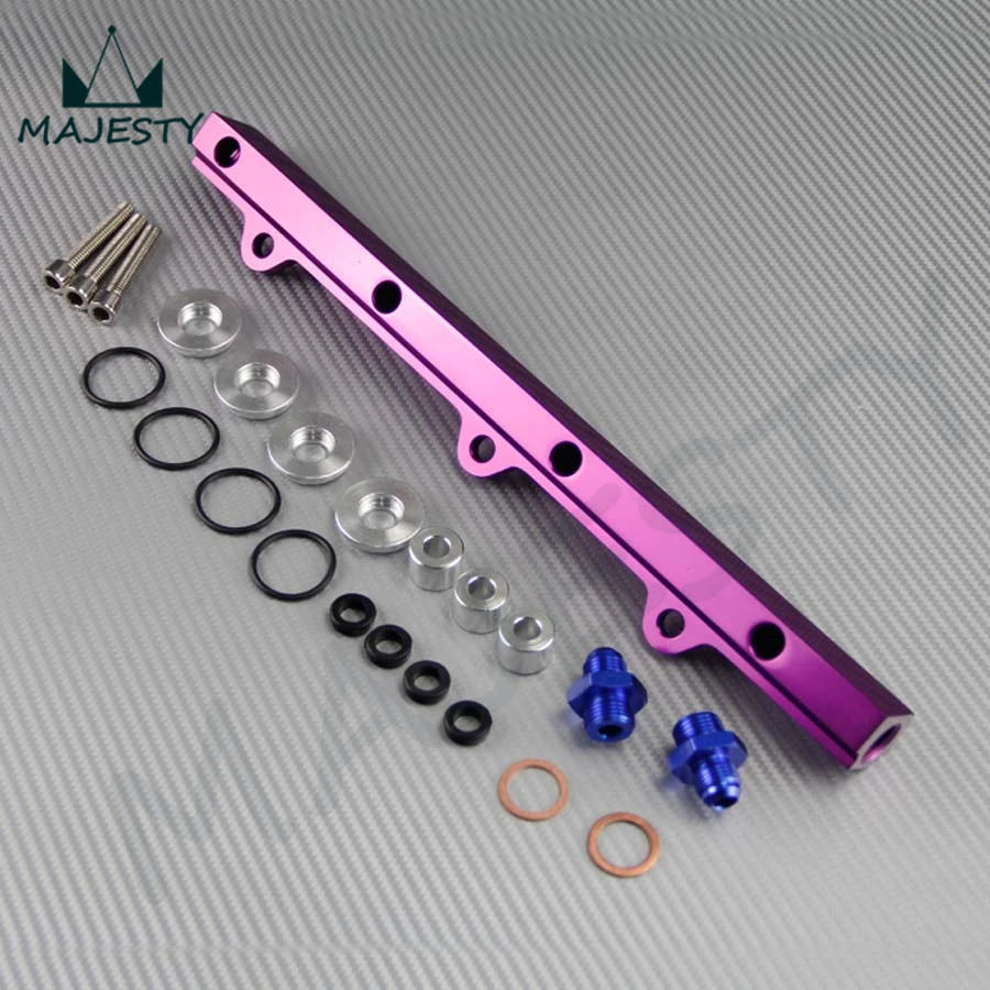 High Flow Fuel Rail Kit For Lancer Evolution EVO 1 2 3 4G63 92 96 oil