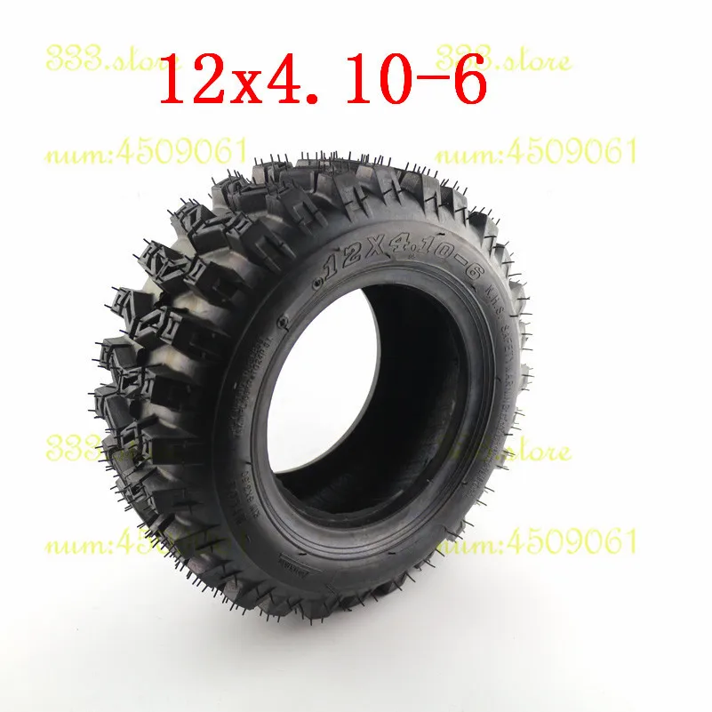 Шина высокого качества 12x 4 10 6 шина ATV Quad Go Kart 47cc 49cc/4 для газона сада культиватор