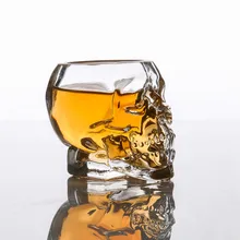 3D прозрачный творческий стеклянный стакан с черепом Кристалл чашка с головой для виски домашний бар Лидер продаж стеклянный стакан с черепом Кубок пива посуда 5,2