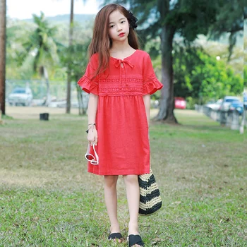 

2019 New Baby Summer Dress Girls Dress Toddler Embroidery Dress Children Elegant Dress Mother and Daughter Clothes Princess