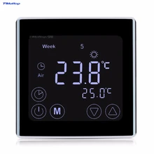 Floureon BYC17GH3 lcd сенсорный экран комнатное Напольное отопление термостат Еженедельный TLHOTTOP