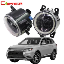 Cawanerl Per Mitsubishi Outlander II CW_W Chiuso Off-Road Del Veicolo 2006-2012 Auto 4000LM HA CONDOTTO LA Luce di Nebbia di Angelo occhio DRL 12 v 2 pezzi