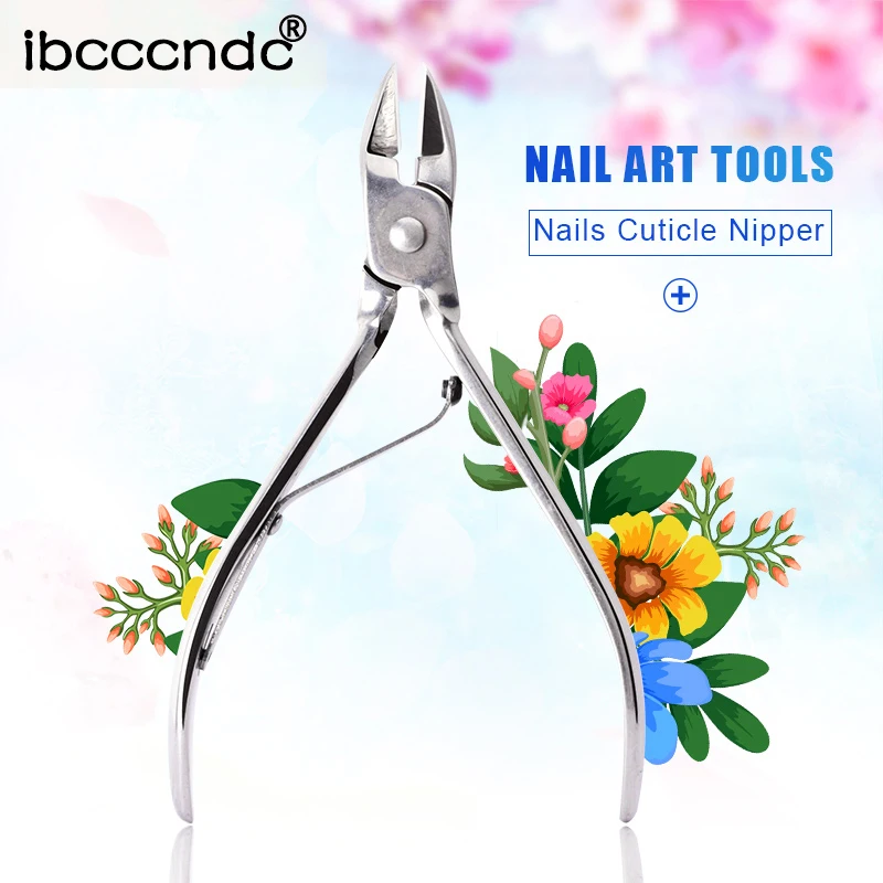 

1pc Professional Finger Toe Cuticle Nipper Trimming Stainless Steel Nail Clipper Cutter Cuticle Scissor Manicure Nail Art Tools
